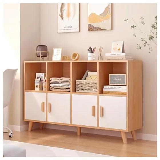 OSCHF 8-Cube Bookcase with Doors – Oak