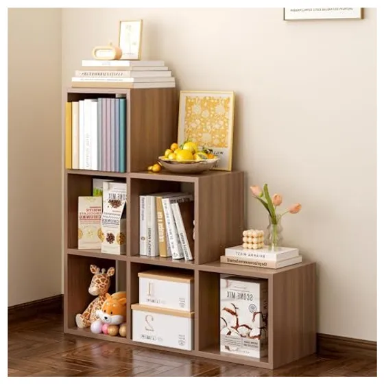 OSCHF Ladder Cube Bookcase – Walnut